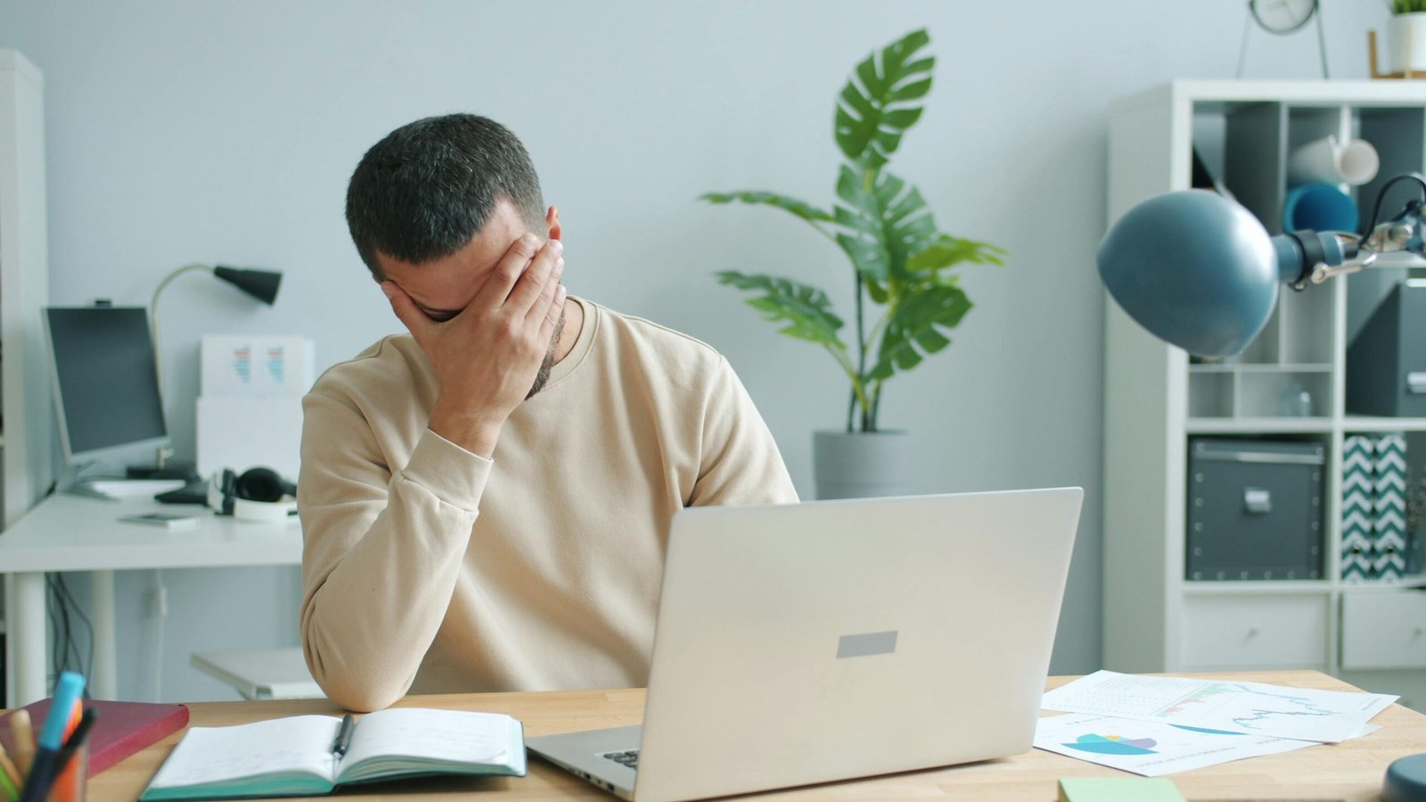 Business owner stressed due to poor technology setup and workflow confusion