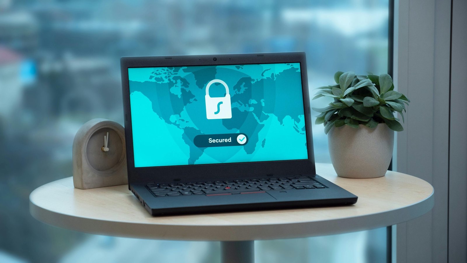 Laptop showing secured data protection system for backup and recovery in Qatar